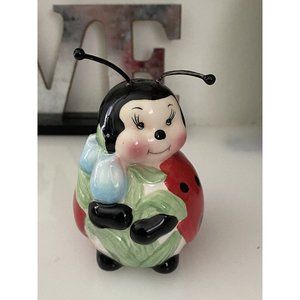 Ladybug Salt Shaker Burton and Burton Lady Bug Salt Shaker Only Vintage Cute GUC